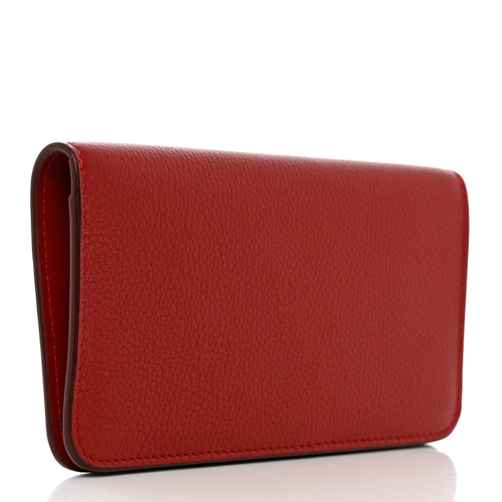 BURBERRY MARAIS CALFSKIN LEATHER ROWE CONTINENTAL WALLET