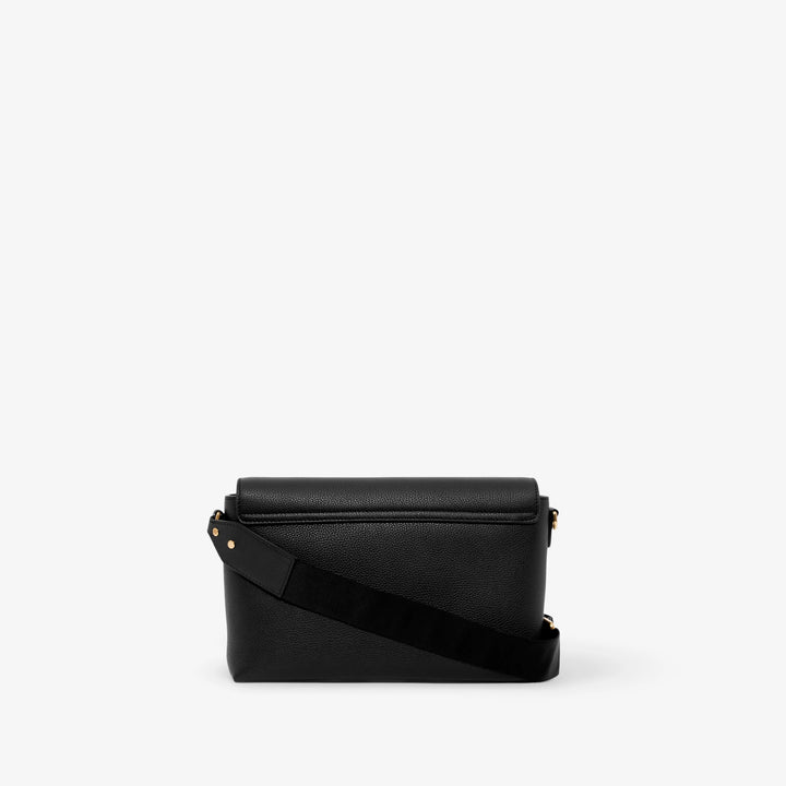 BURBERRY NOTE LEATHER SHOULDER BAG