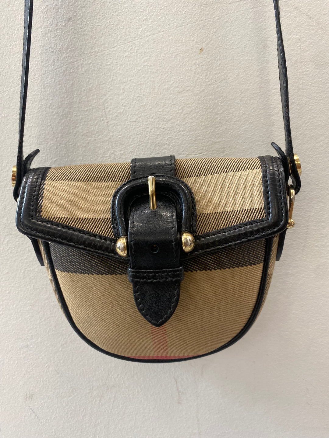 BURBERRY NOVA CHECK MINI CROSSBODY BAG – Caroline's Fashion Luxuries