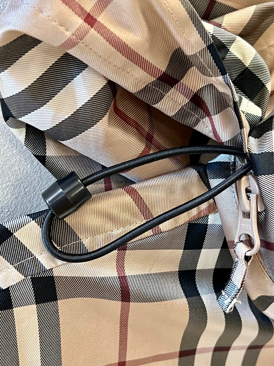 BURBERRY NOVA CHECK HOODED GOLF JACKET