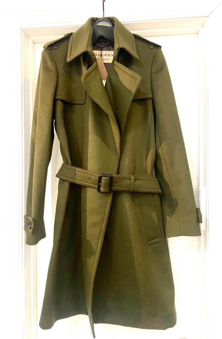 BURBERRY TEMPSFORD SINGLE BREASTED TRENCH COAT