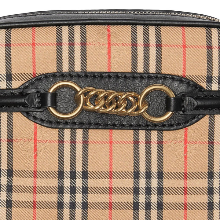 BURBERRY THE 1983 KNIGHT CHECK LINK BUM BAG WRISTLET