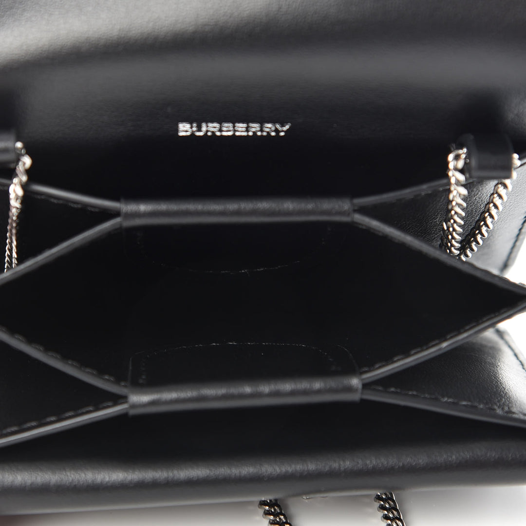 BURBERRY VINTAGE CHECK JESSIE TB WALLET ON CHAIN