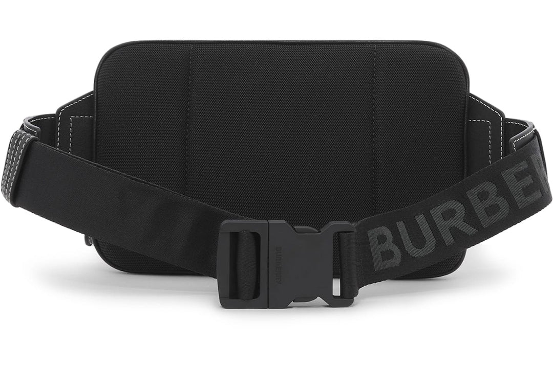 BURBERRY WEST CHECK CANVAS BELT BAG IN BIRCH BROWN