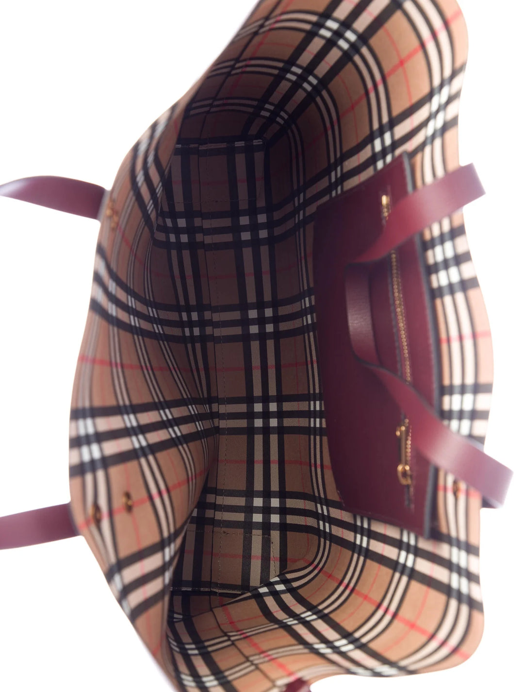 BURBERRY 2019 LARGE EMBOSSED LEATHER CREST TOTE
