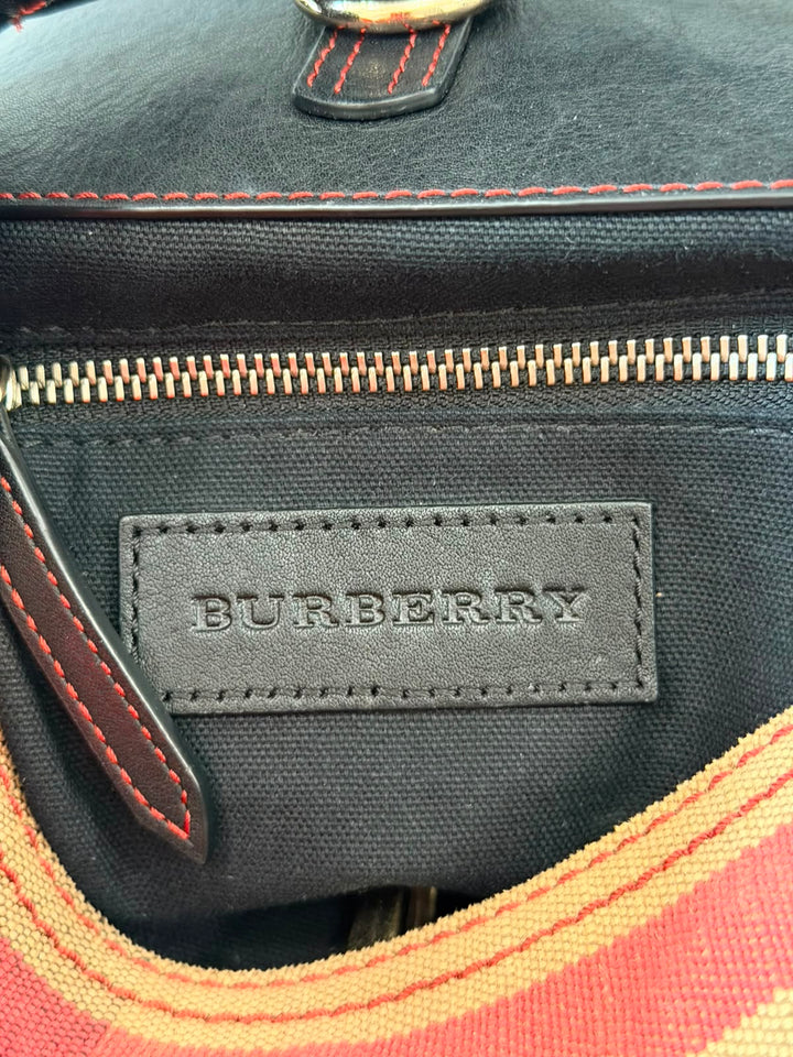 BURBERRY ASHBY LIMITED EDITION SEQUIN HEART CHECK SHOULDER BAG