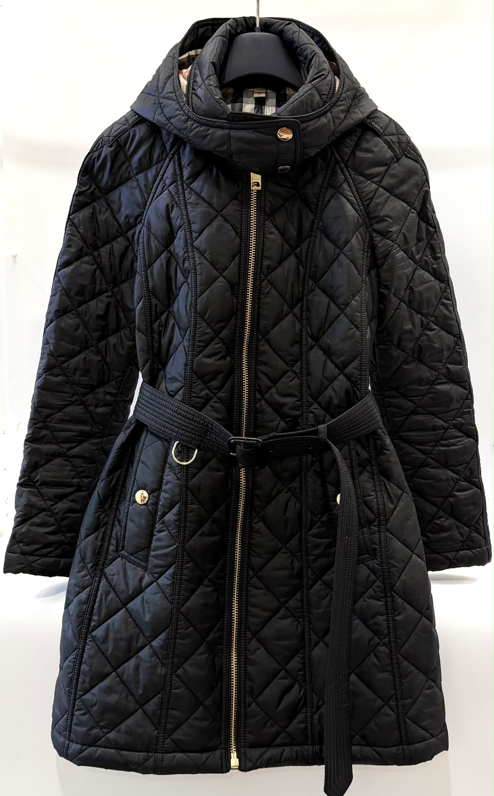 BURBERRY BLACK QUILTED JACKET