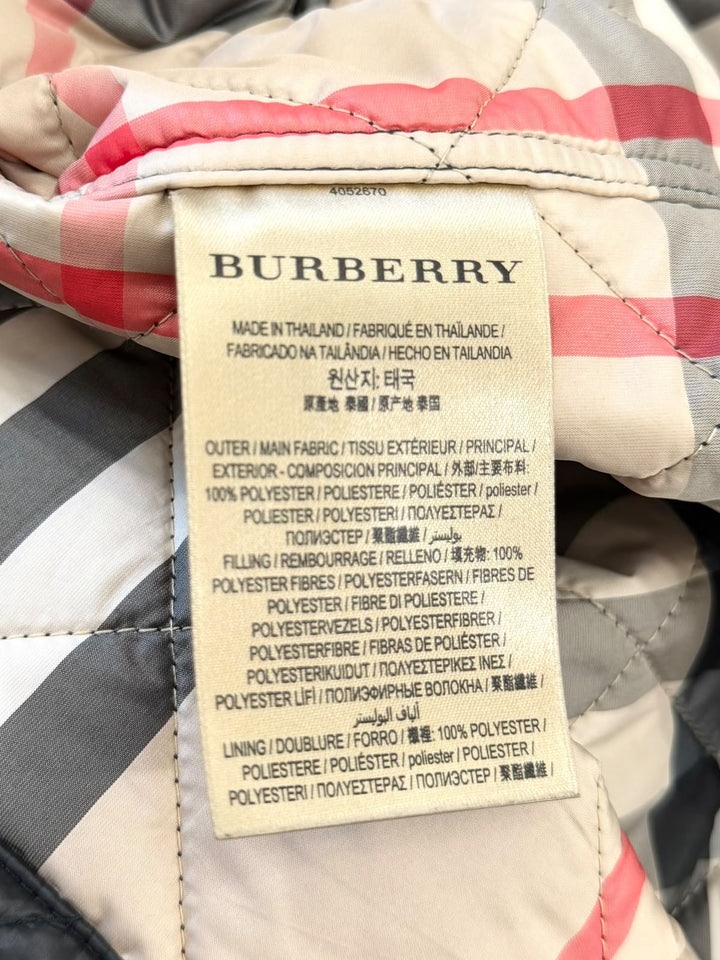 BURBERRY BLACK QUILTED JACKET