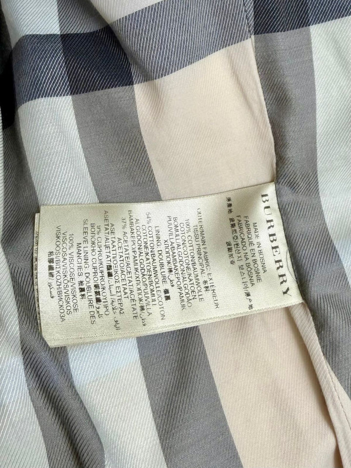 BURBERRY WILFORD DOUBLE BREASTED WOOL COAT