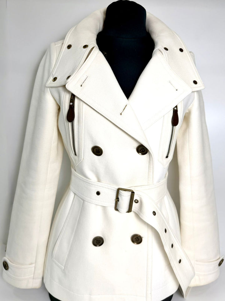 BURBERRY WILFORD DOUBLE BREASTED WOOL COAT