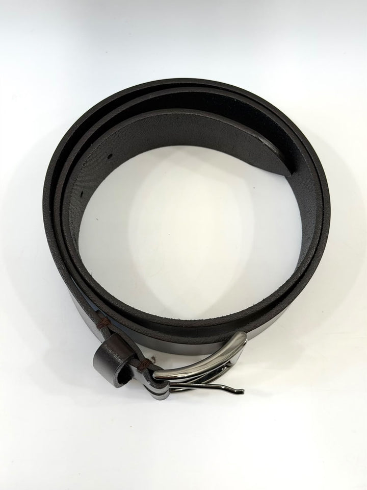 BURBERRY BROWN LEATHER BELT