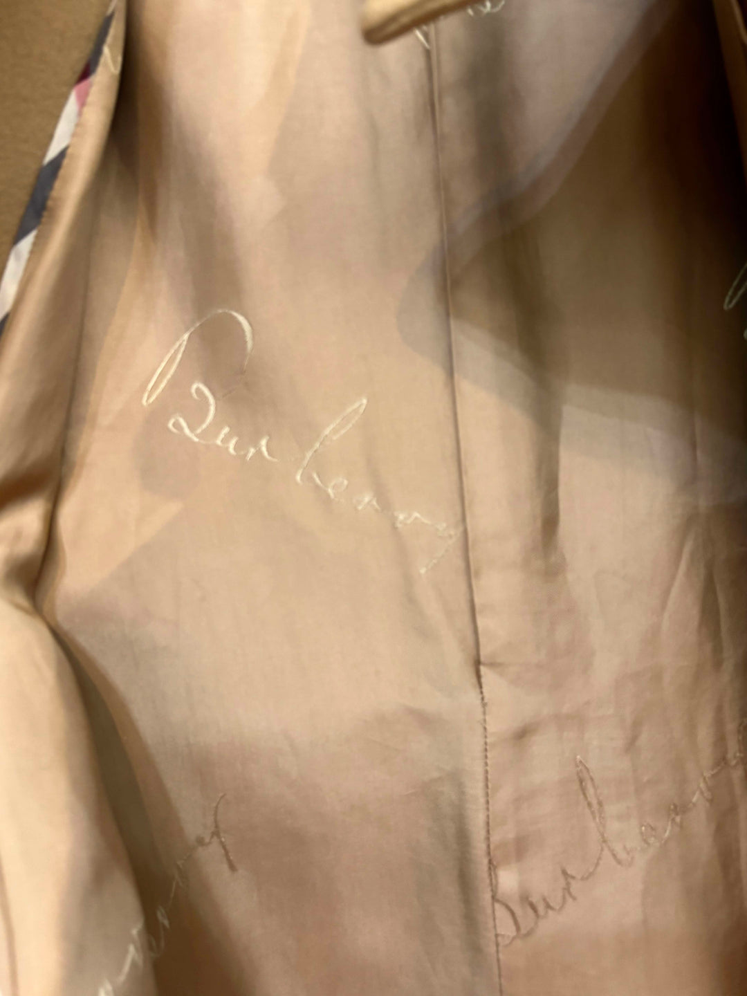 BURBERRY WOOL CASHMERE BLEND PEACOAT