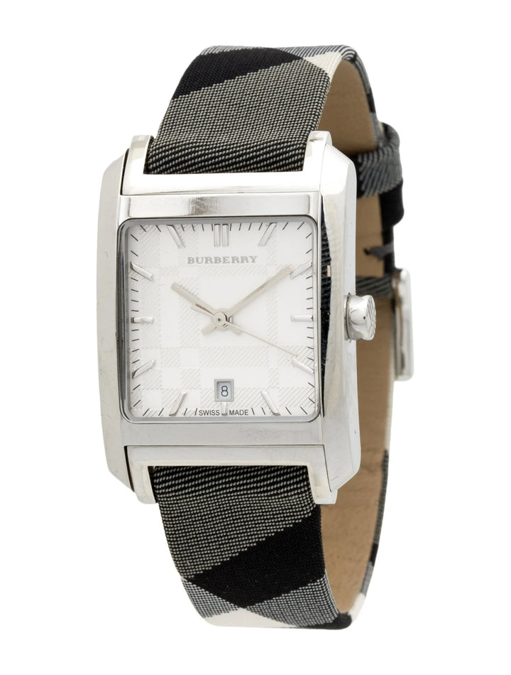 BURBERRY NOVA CHECK PLAID STRAP LADIES WATCH