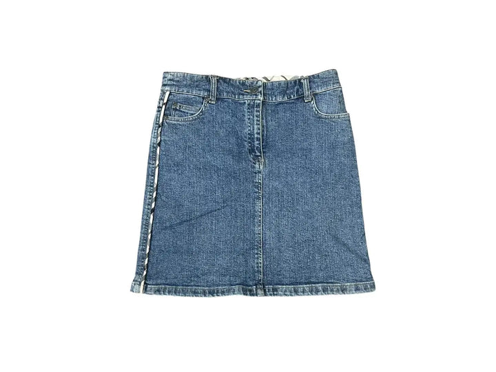BURBERRY DENIM MINI SKIRT