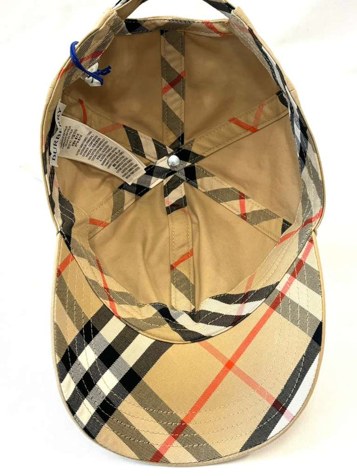 BURBERRY EKD COTTON GABARDINE UNISEX BASEBALL CAP