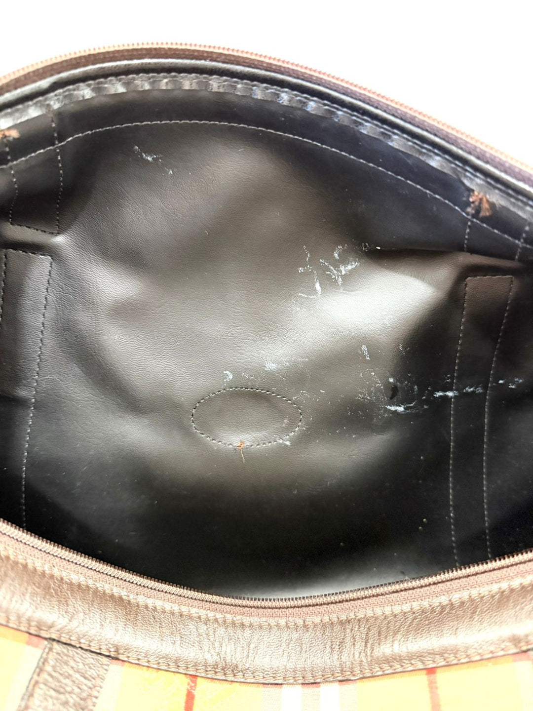 BURBERRY HAYMARKET CHECK EKD BOSTON BAG