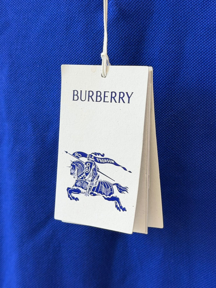 BURBERRY KIDS CHECK-COLLAR POLO SHIRT