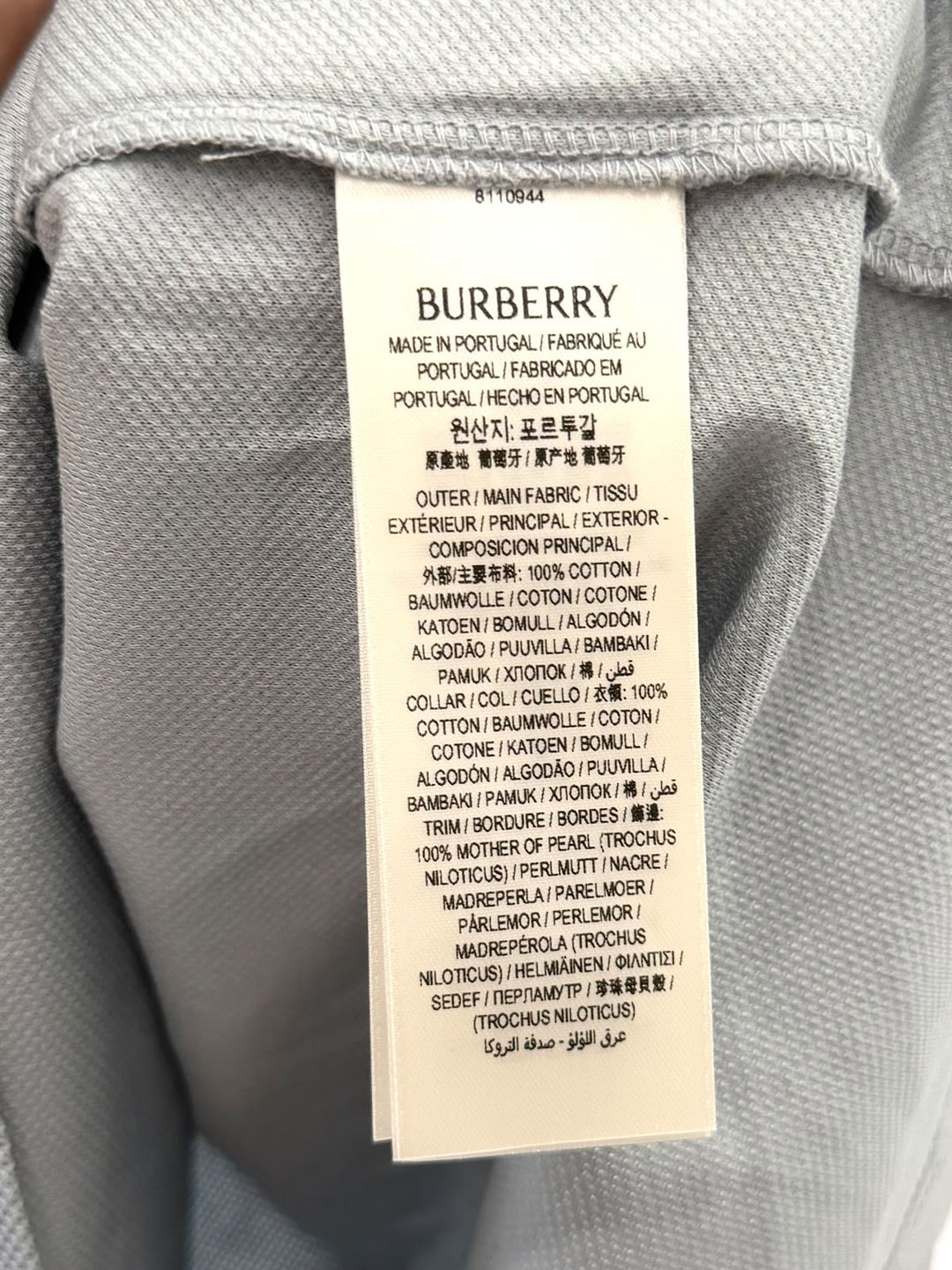 BURBERRY EVAN CHECK-COLLAR MEN&