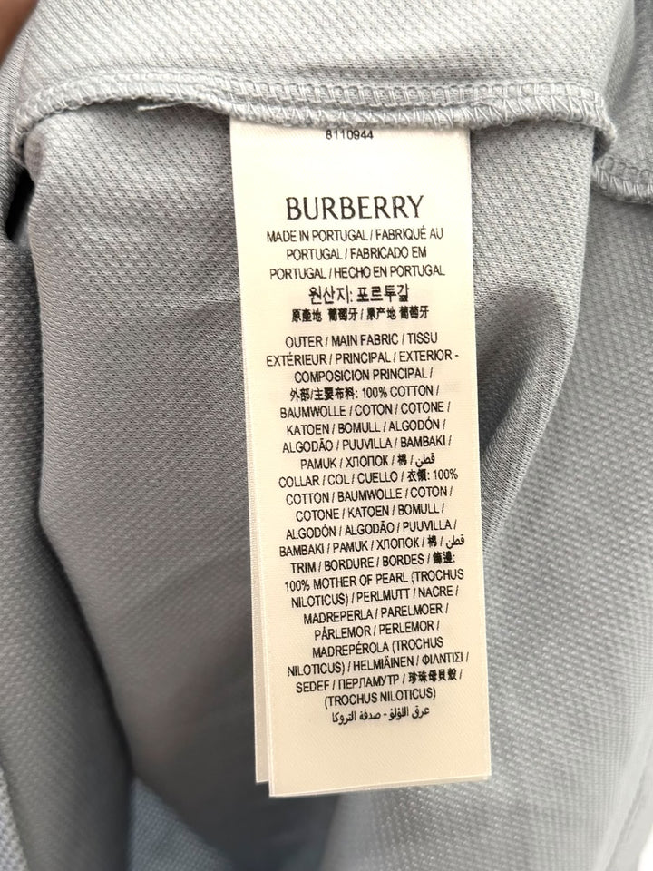 BURBERRY EVAN CHECK-COLLAR MEN&