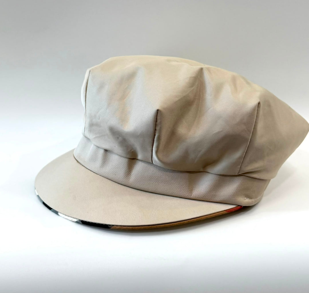 BURBERRY LONDON VINTAGE NEWSBOY HAT