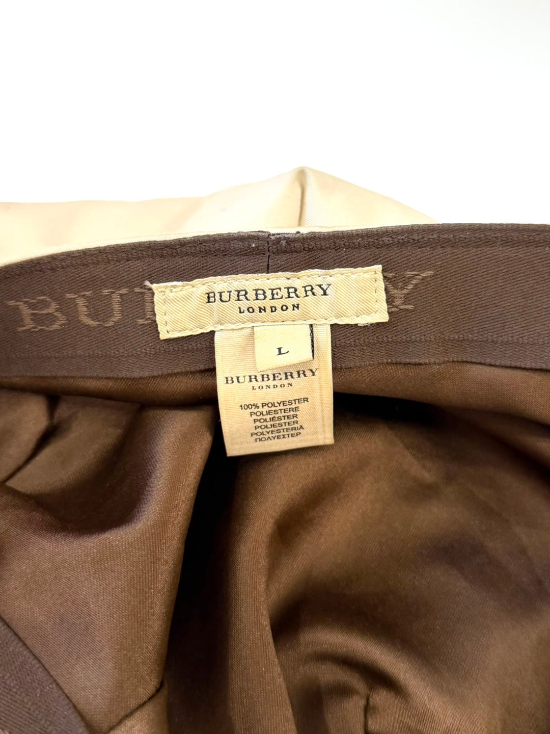 BURBERRY LONDON VINTAGE NEWSBOY HAT