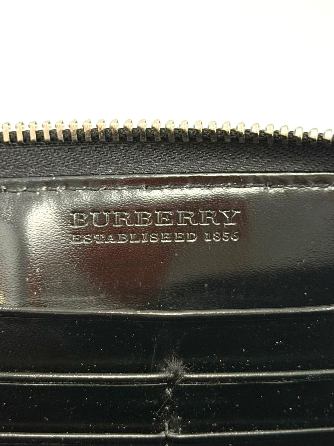 BURBERRY NOVA CHECK CANVAS ZIP-AROUND WALLET