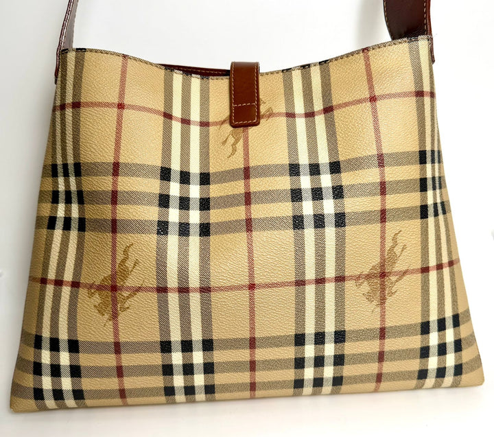 BURBERRY NOVA CHECK SHOULDER BAG