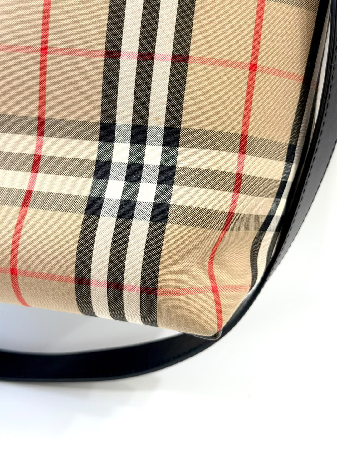 BURBERRY NOVA CHECK SOCIETY TOP HANDLE BAG