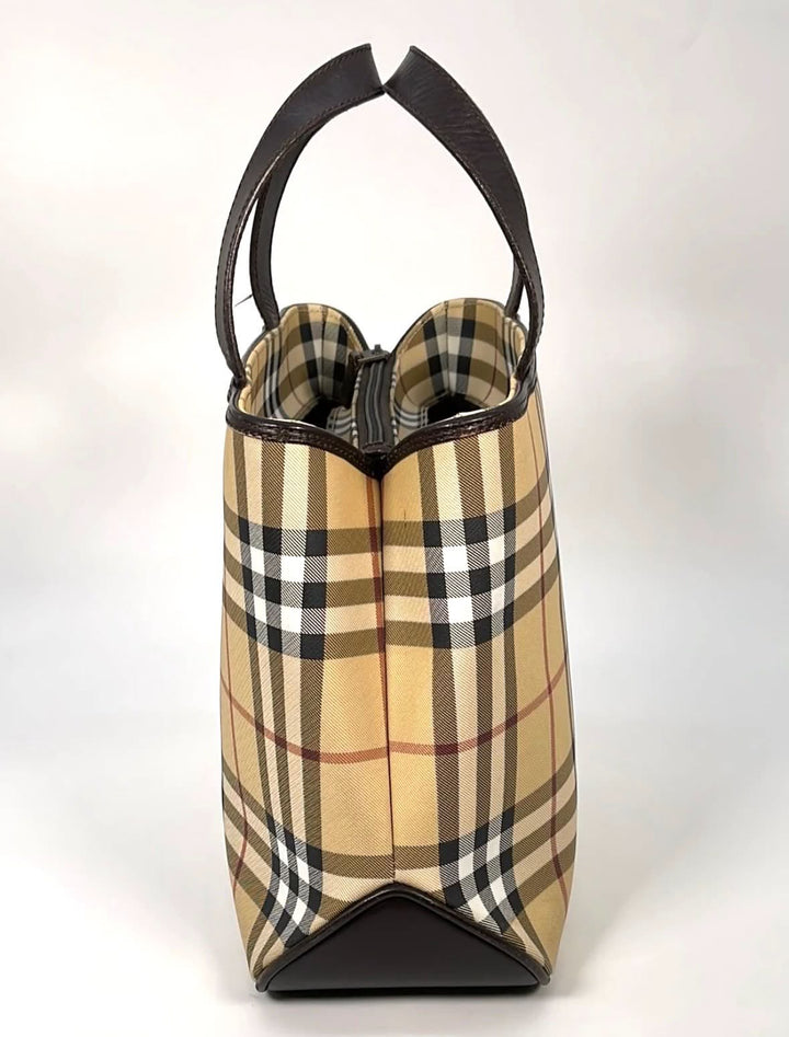 BURBERRY NOVA CHECK TOTE BAG