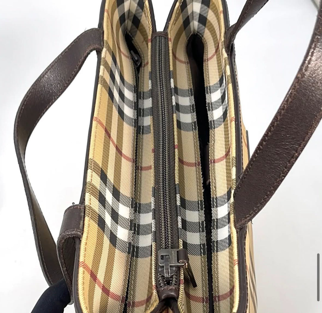 BURBERRY NOVA CHECK TOTE BAG
