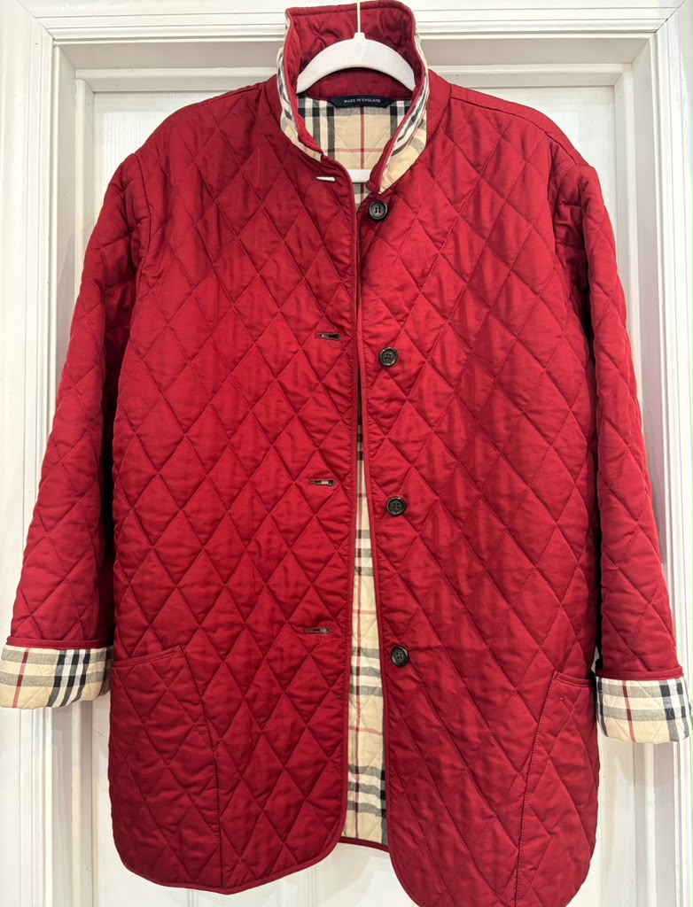 BURBERRY BRIT QUILTED NOVA CHECK JACKET