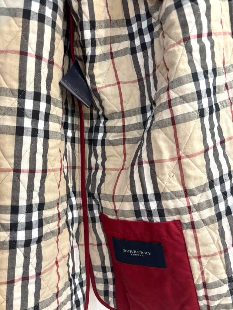BURBERRY BRIT QUILTED NOVA CHECK JACKET