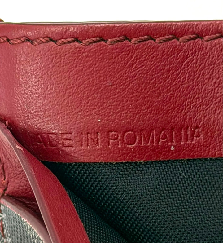 BURBERRY SANDON TARTAN CHECK CARD CASE