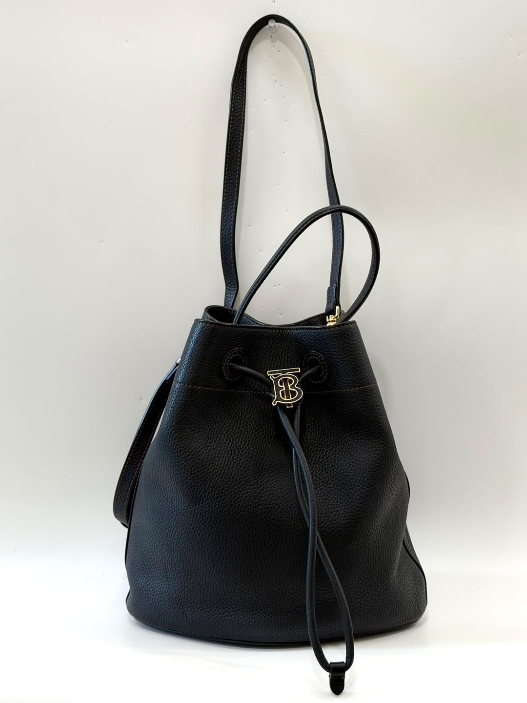 BURBERRY TB MONOGRAM BUCKET BAG