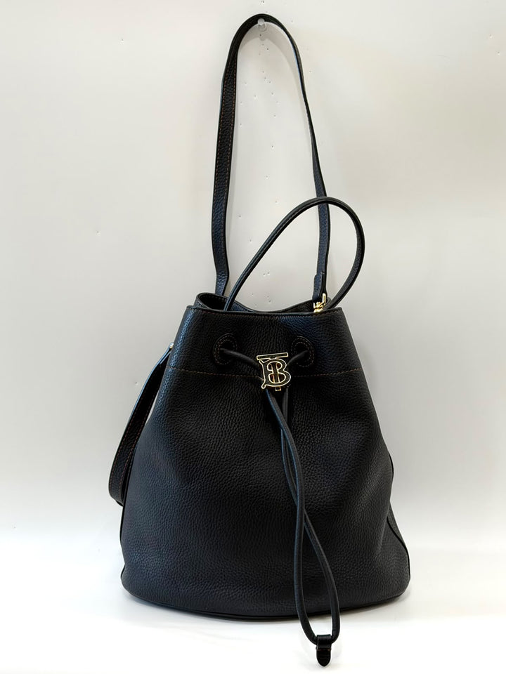 BURBERRY TB MONOGRAM BUCKET BAG