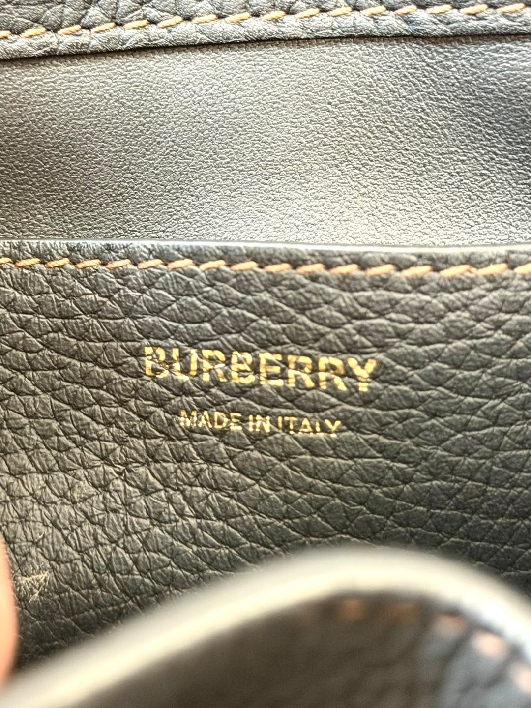 BURBERRY TB MONOGRAM BUCKET BAG