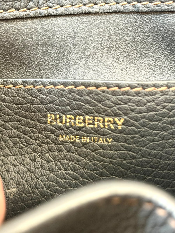 BURBERRY TB MONOGRAM BUCKET BAG