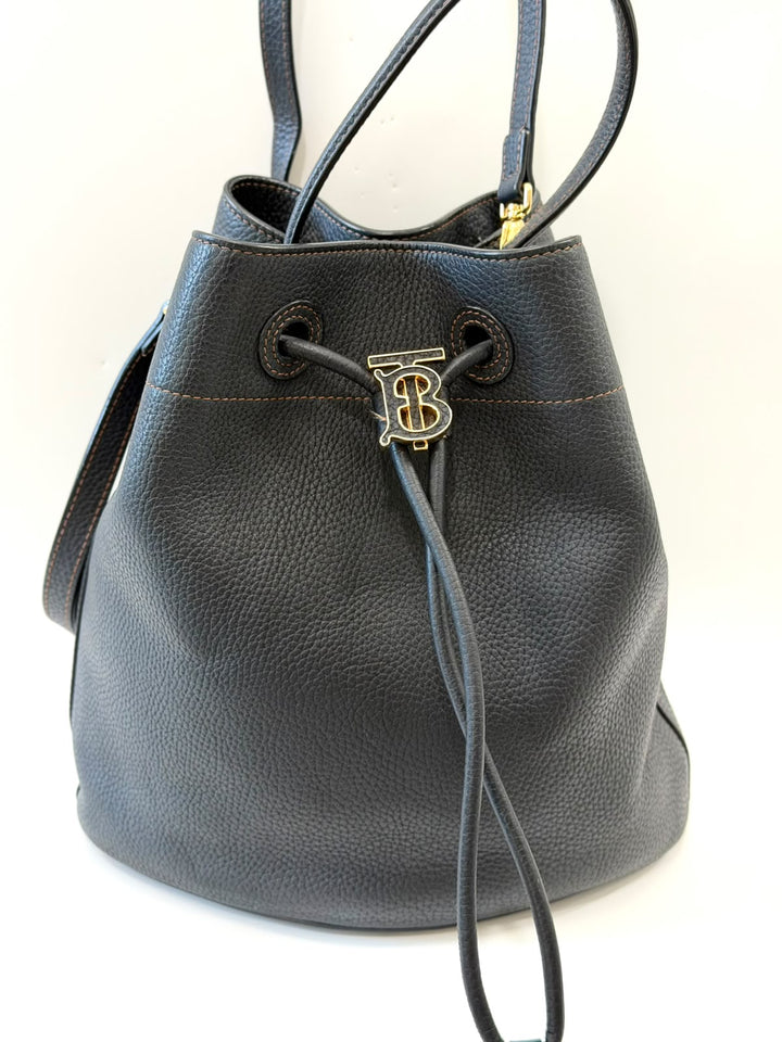 BURBERRY TB MONOGRAM BUCKET BAG