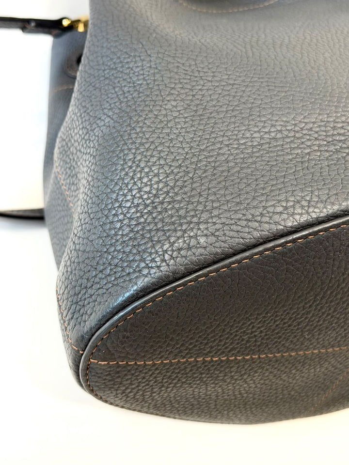BURBERRY TB MONOGRAM BUCKET BAG