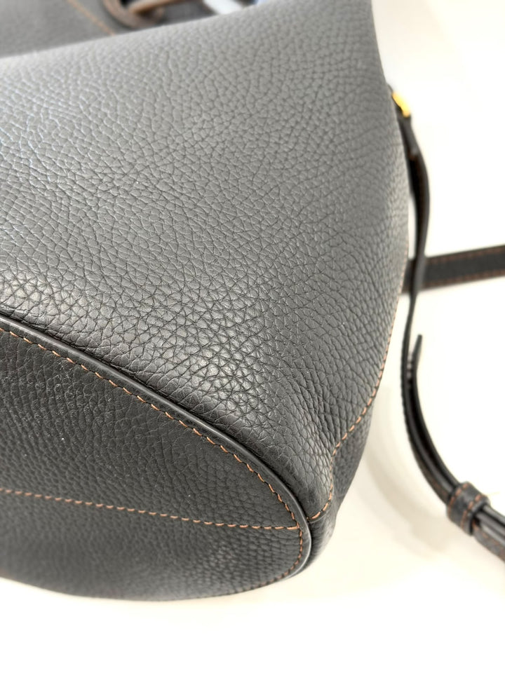 BURBERRY TB MONOGRAM BUCKET BAG