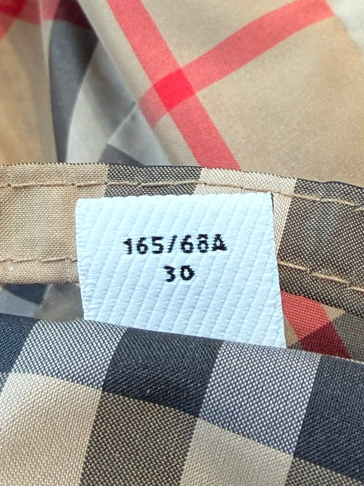 BURBERRY VINTAGE CHECK HOODED JACKET