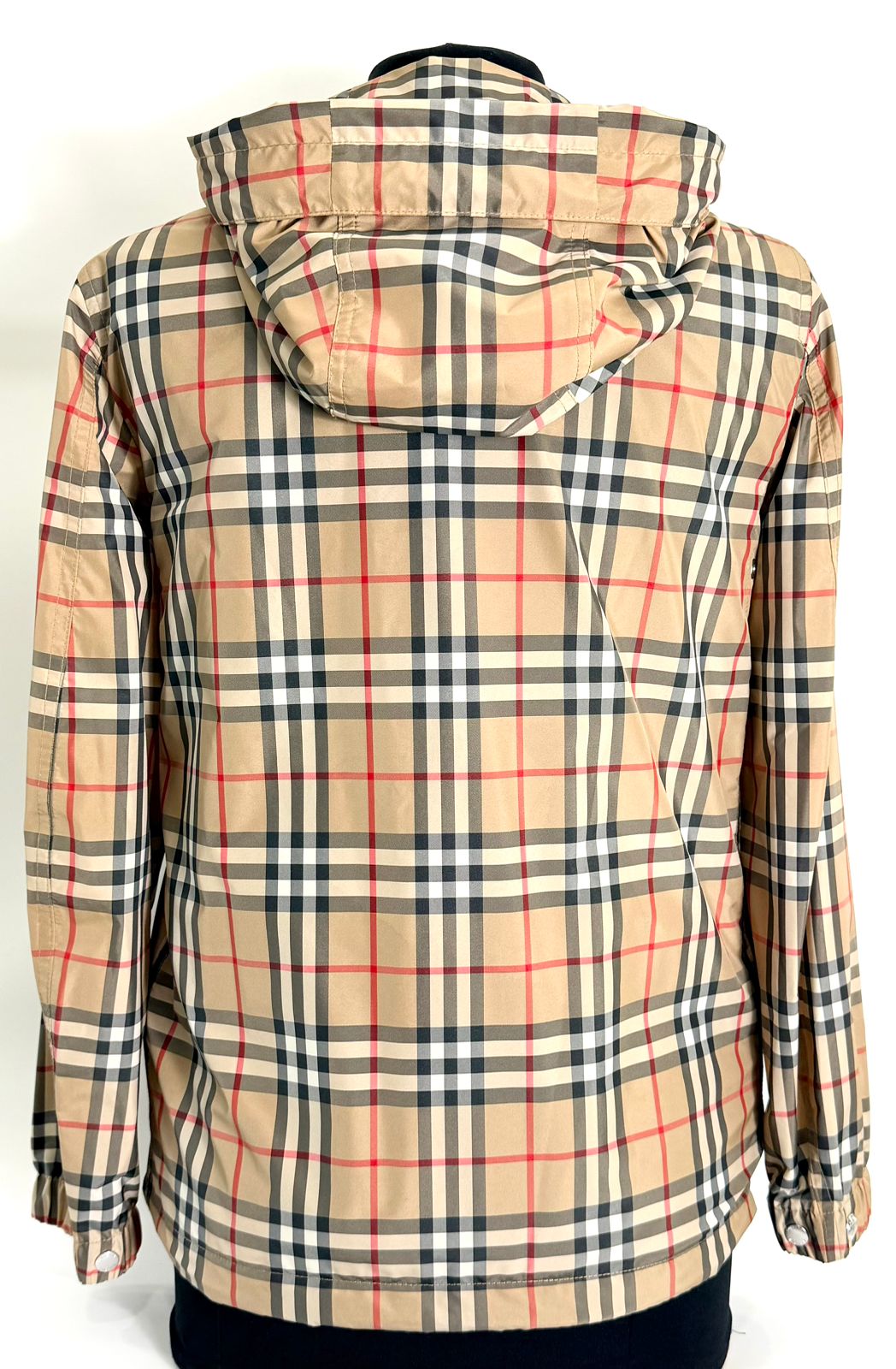 BURBERRY VINTAGE CHECK HOODED JACKET