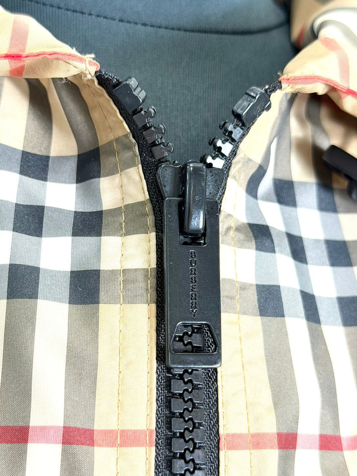 BURBERRY VINTAGE CHECK HOODED JACKET
