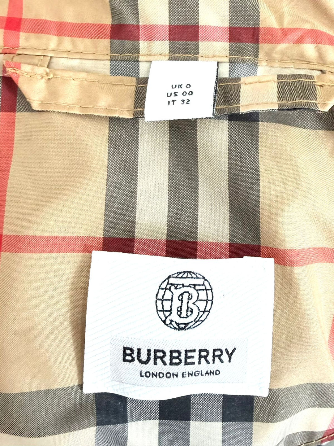 BURBERRY VINTAGE CHECK HOODED JACKET
