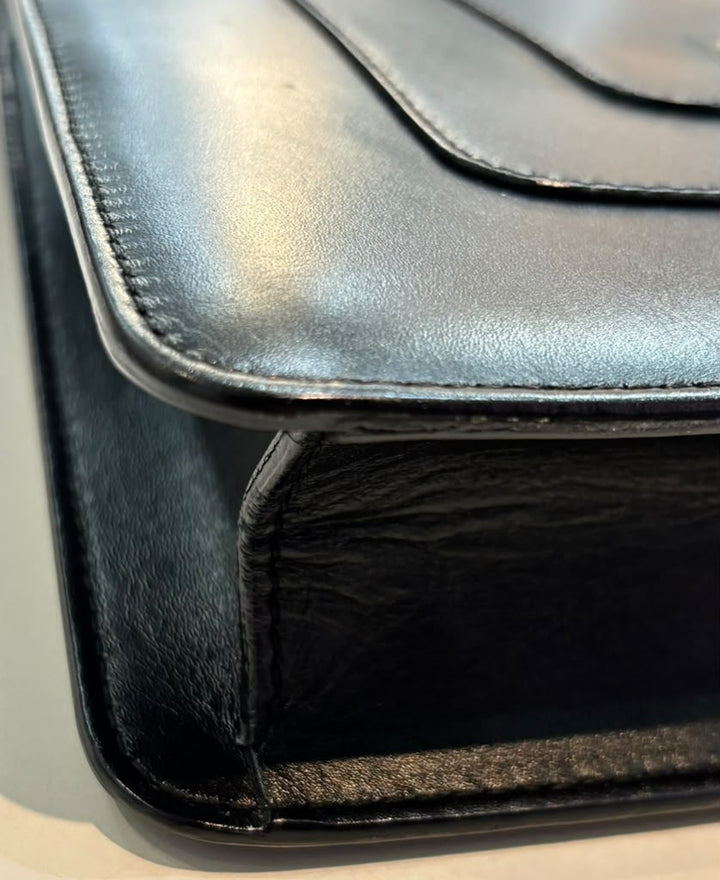 BVLGARI SERPENTI FOREVER CALFSKIN LEATHER CHAIN BAG