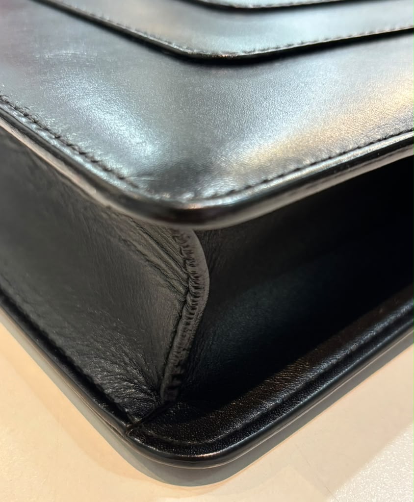 BVLGARI SERPENTI FOREVER CALFSKIN LEATHER CHAIN BAG