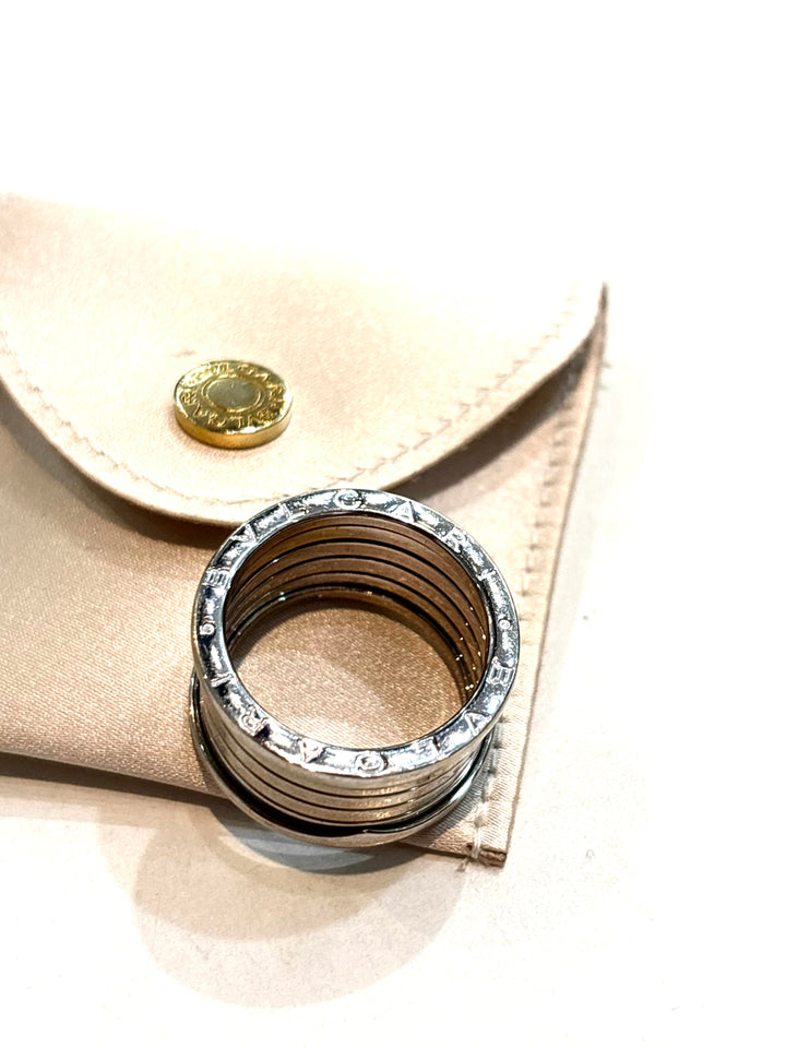 BVLGARI B. ZERO1 18K WHITE GOLD RING