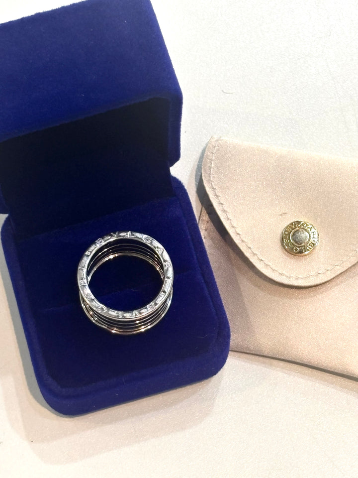 BVLGARI B. ZERO1 18K WHITE GOLD RING