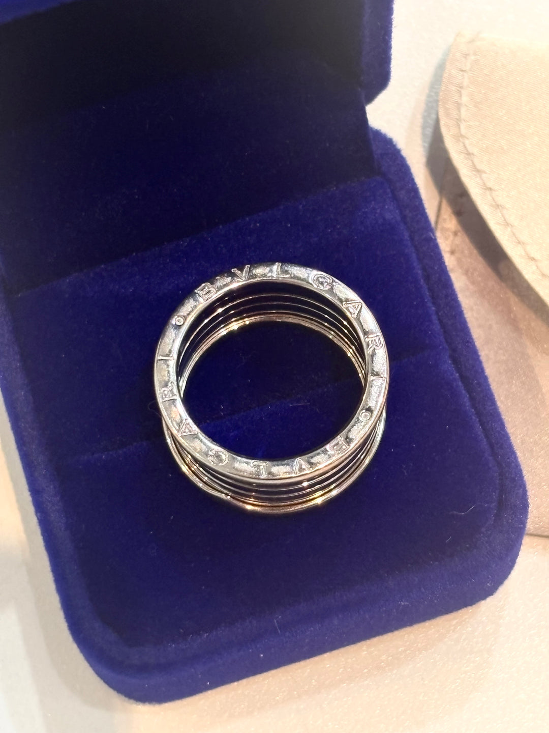 BVLGARI B. ZERO1 18K WHITE GOLD RING