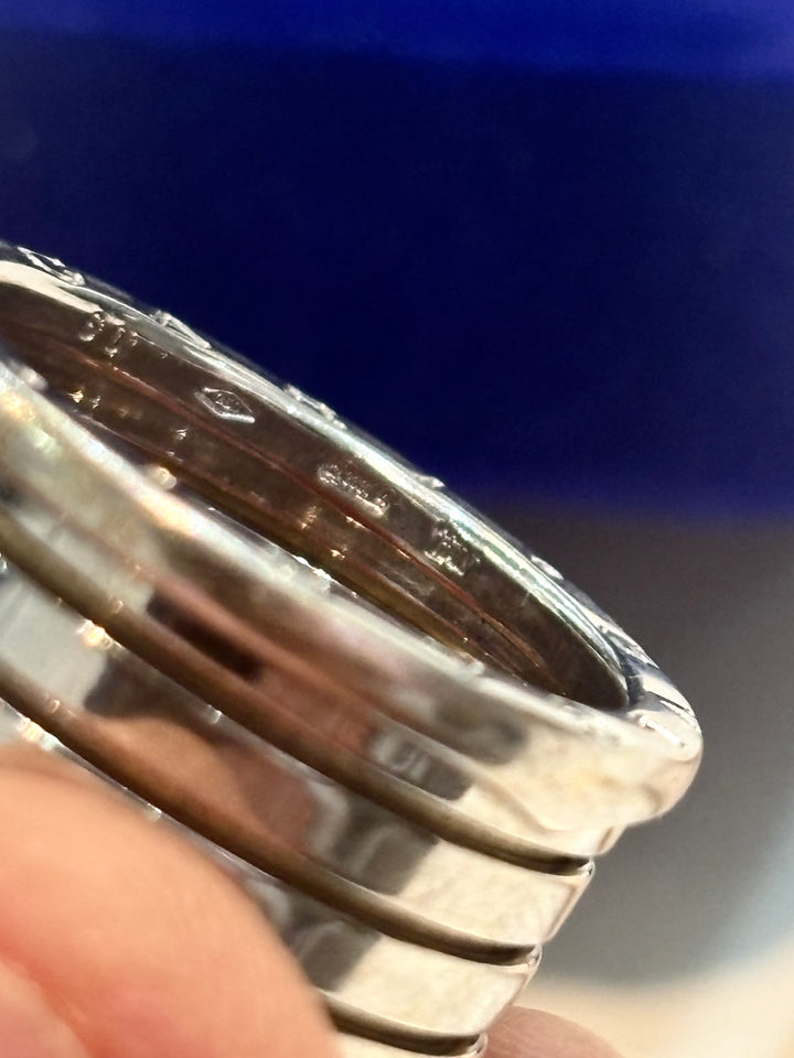 BVLGARI B. ZERO1 18K WHITE GOLD RING